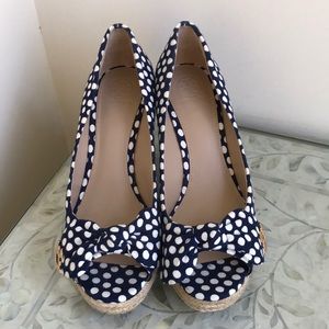 Tory Burch Dory Wedge Espandrille 8.5 new